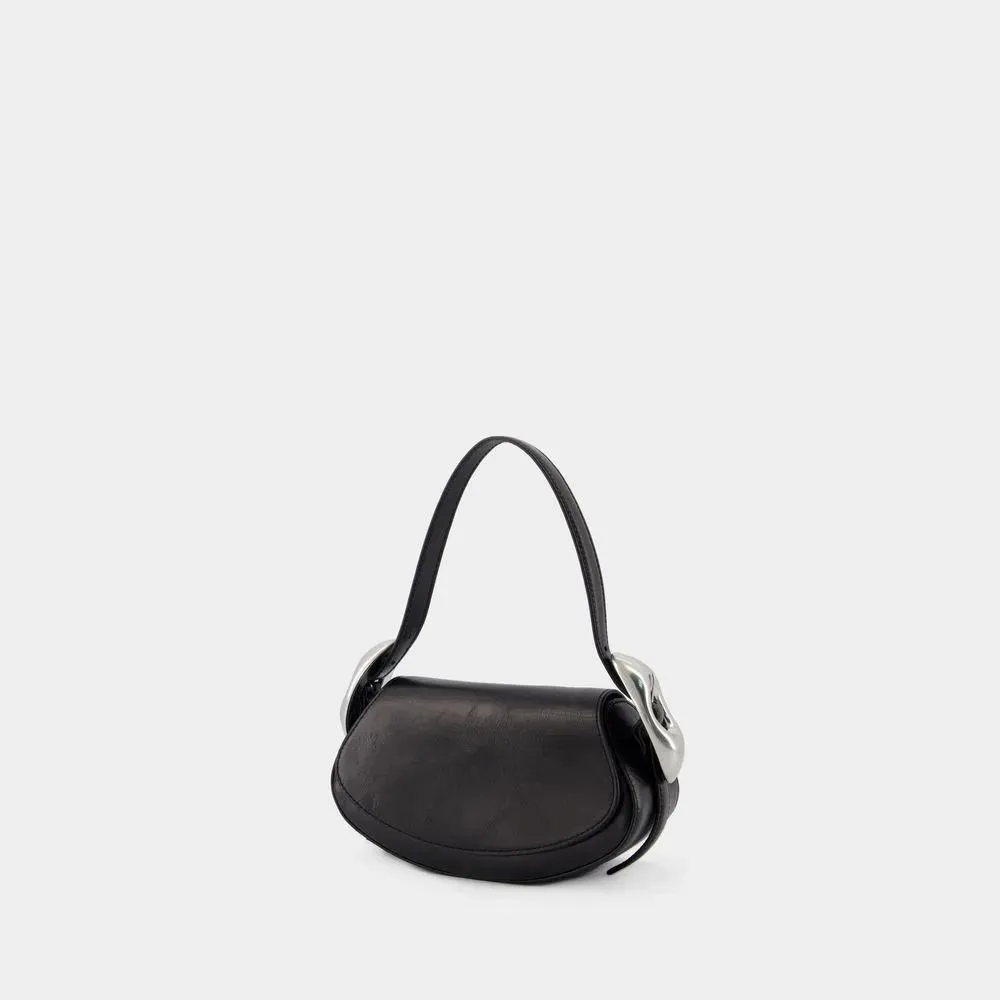   Alexander Wang  Small Flap Bag - Leather - Black Black  Crossbody Bag 