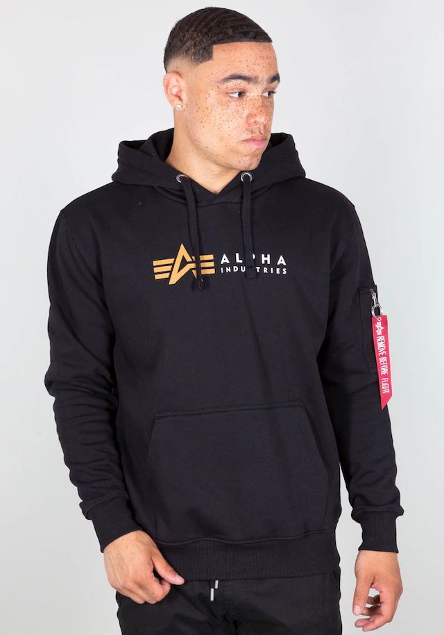 Alpha Industries Kapuzensweatshirt »Alpha Label Hoody« online kaufen | Jelmoli-Versand
