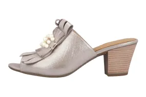 Baboos Pantoletten in Übergrößen Taupe 19Y01.01 161 große Damenschuhe