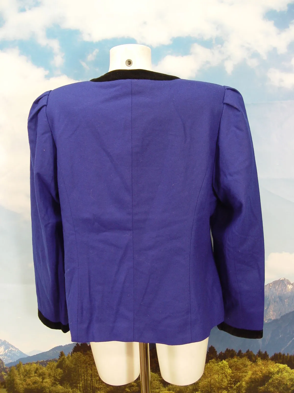 BAVARIA LODEN mit Besatz Dirndljacke orig. Vintage Janker Trachtenjacke Gr.44