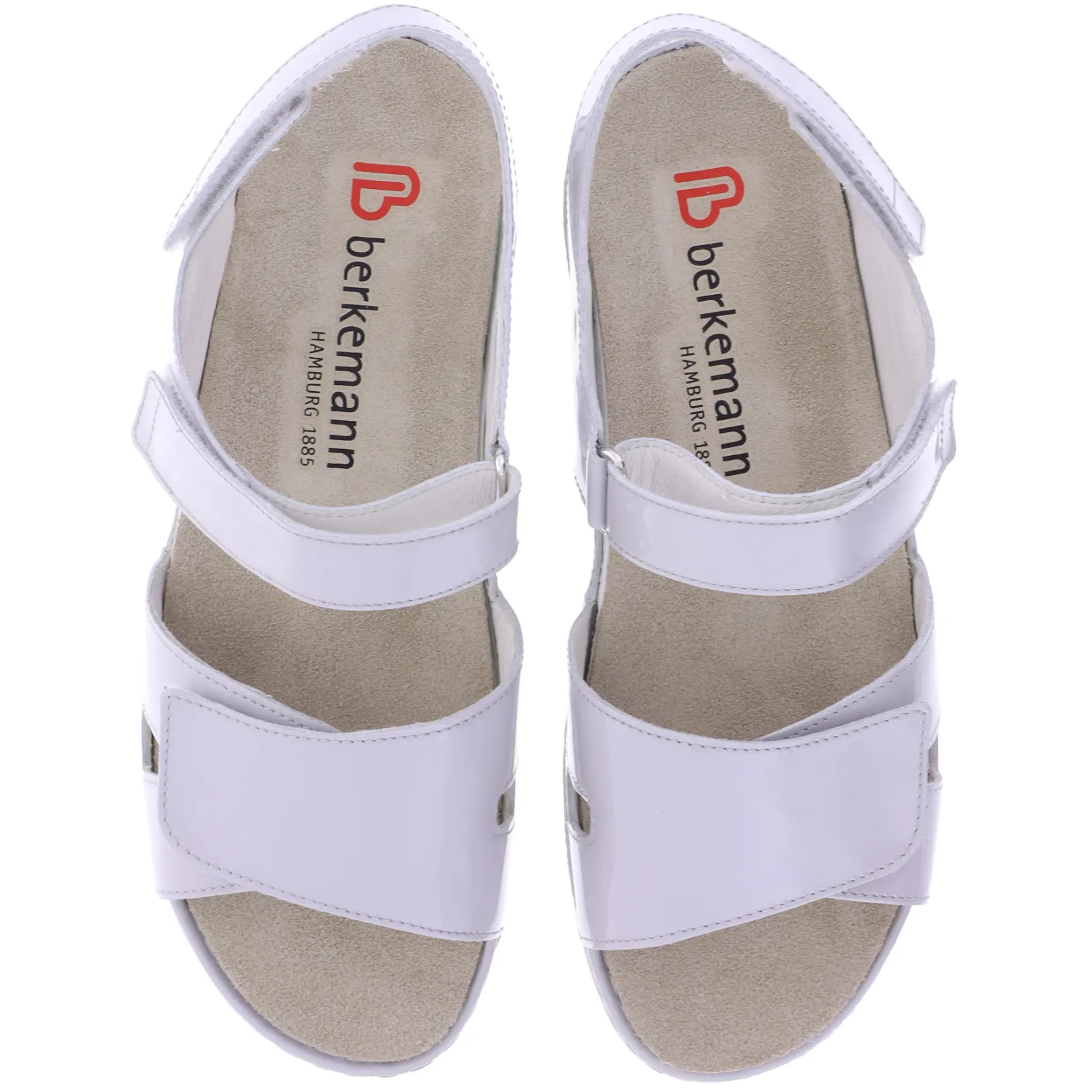 Berkemann / Modell: Jacklyn / Perlweiß Lack / Leisten: Sunbury / Art: 01605-149 / Damen Sandalen