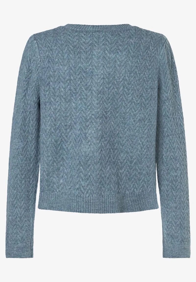Cardigan with Structure Knit