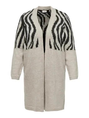 CARJADE ZEBRA L/S CARDIGAN KNT NOOS