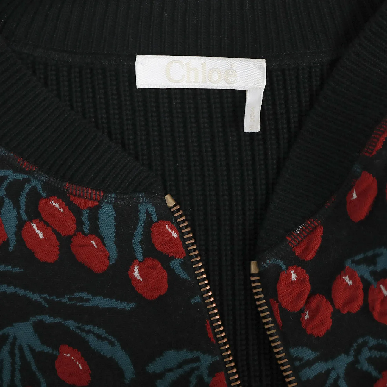 Chloé Cardigan mit Kirschen-Muster