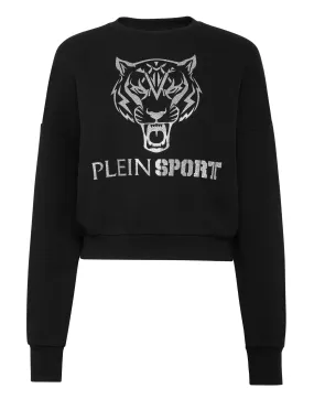 Cropped Hoodie Sweatjacket Tiger