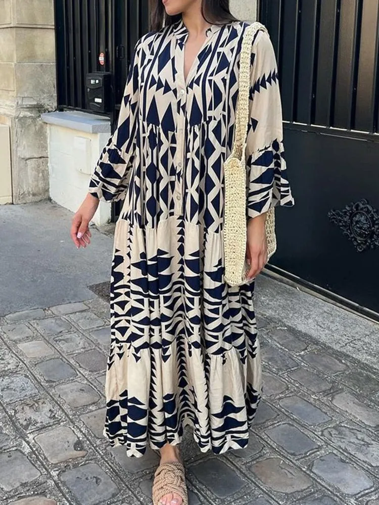 Heidi-Mode | Retro Maxi Kleid