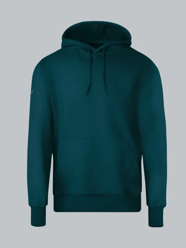 Hoodie aus Sweatqualität-Saphir