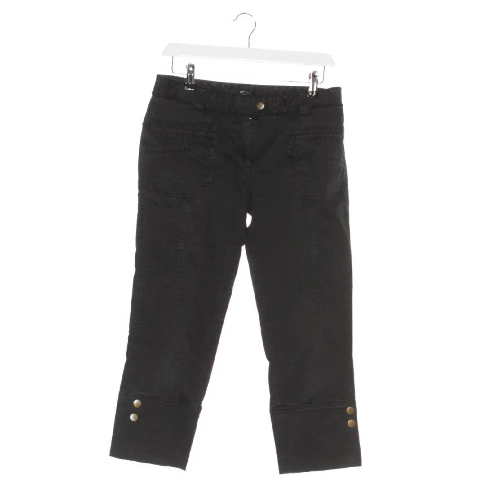 Jeans Straight Fit W36 Schwarz