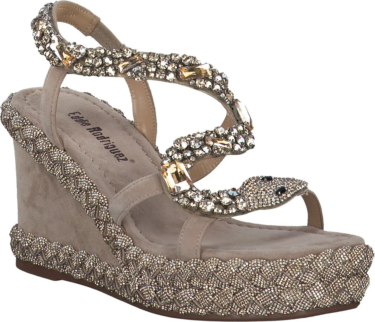 Keilabsatz-Sandalen 187302023474 (Beige)