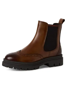 Leder-Boots in Braun