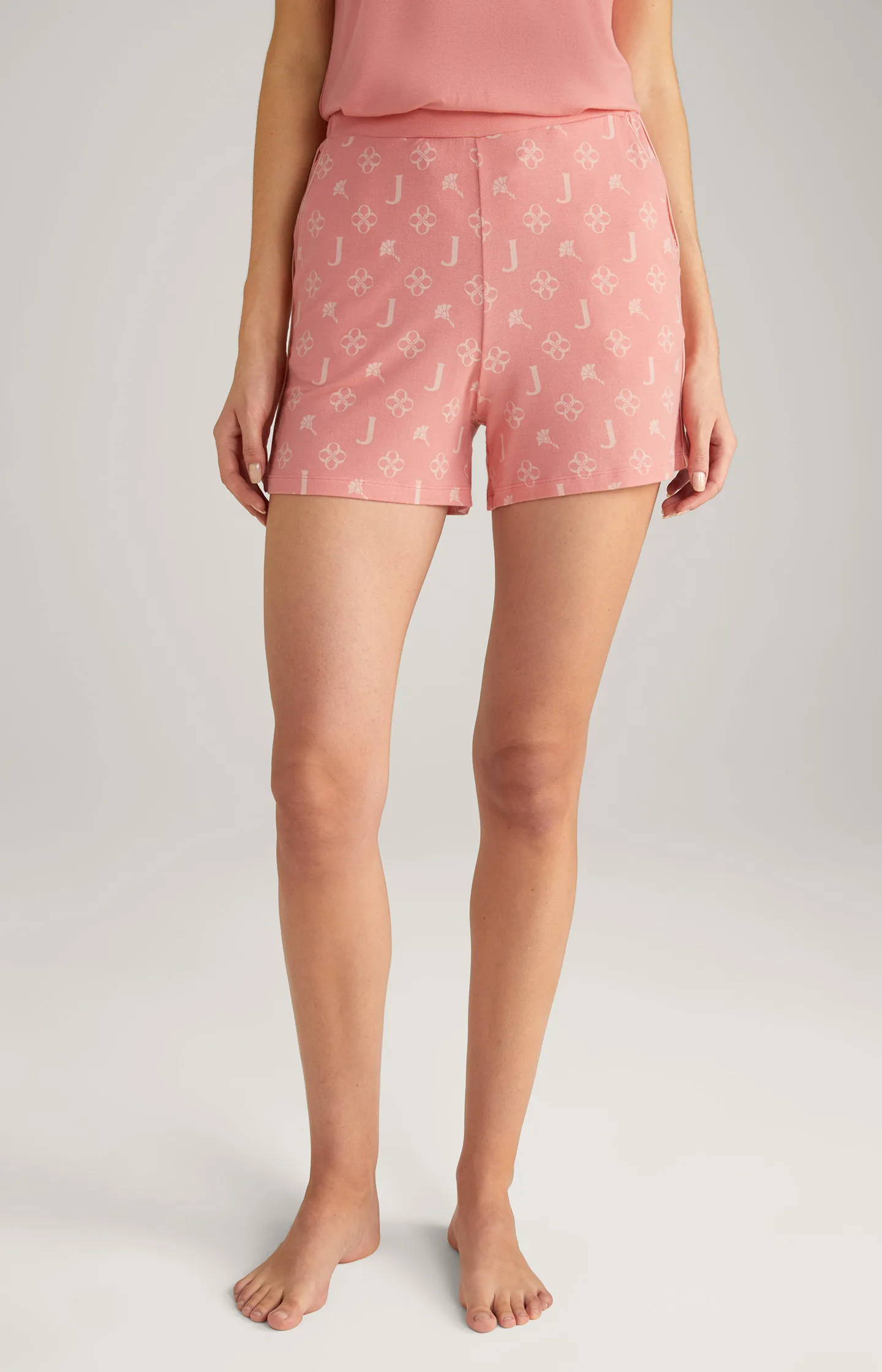 Loungewear Shorts in Flamingo