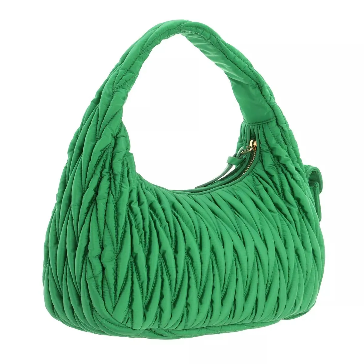   Miu Miu  Matelasse Re-Nylon Shoulder Bag Mint Green  Hobo Bag 