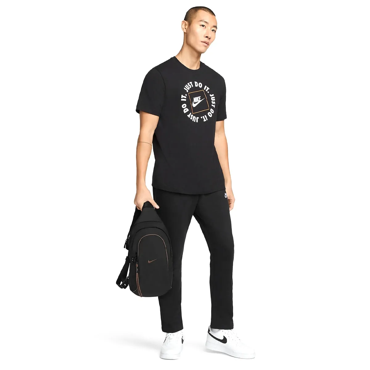 Nike Essentials Sling Bag Tasche DJ9796-010 - schwarz-braun
