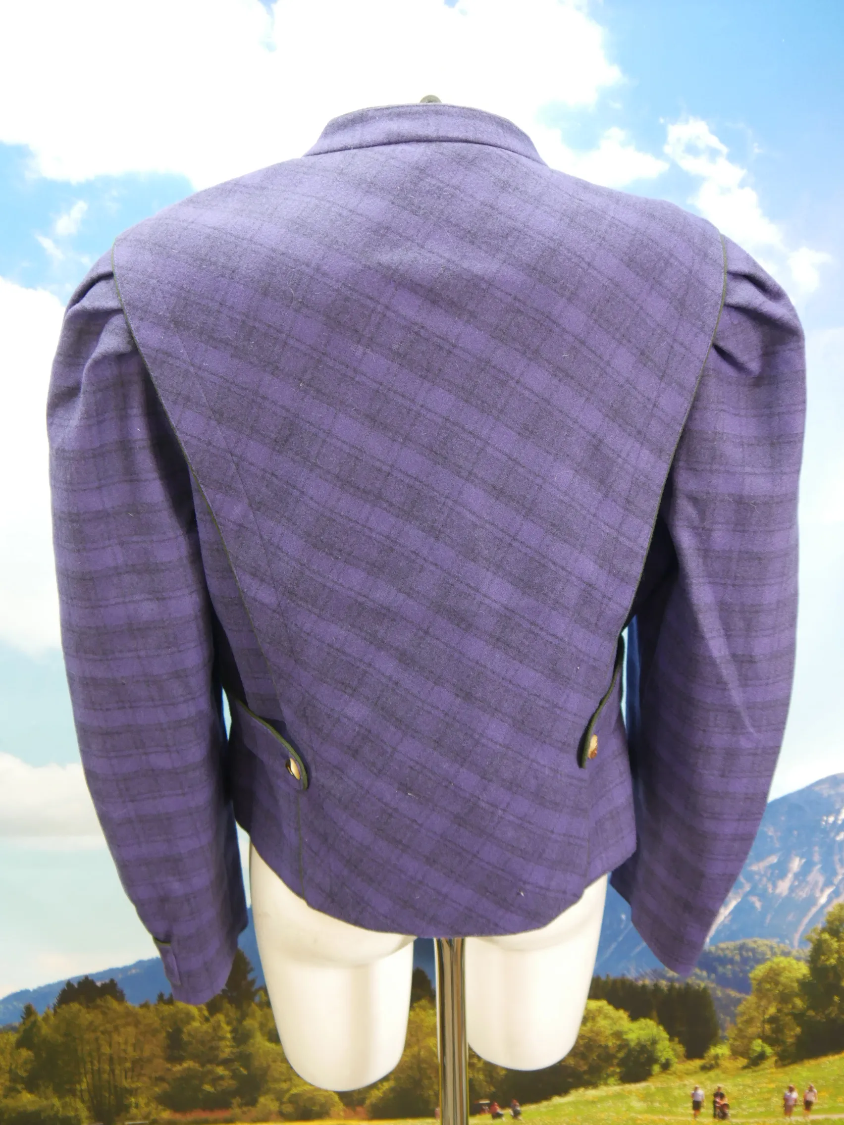 Original Dachstein Spencerjacke mit Hirschhornknöpfe tolle Trachtenjacke Gr.42