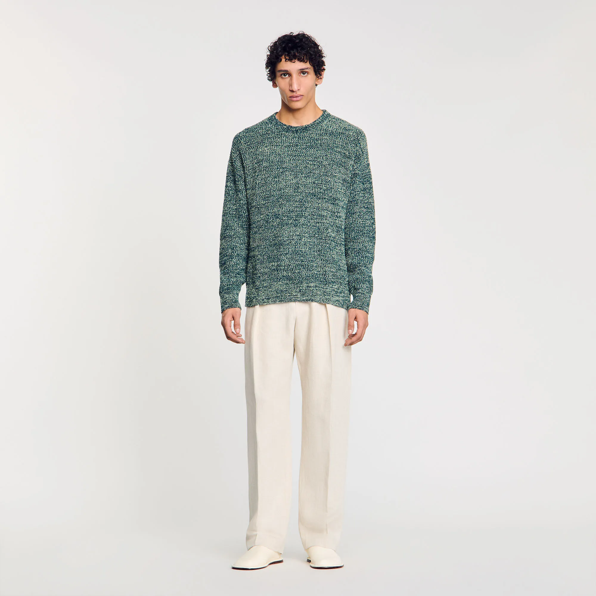 Pullover aus Chenille-Garn