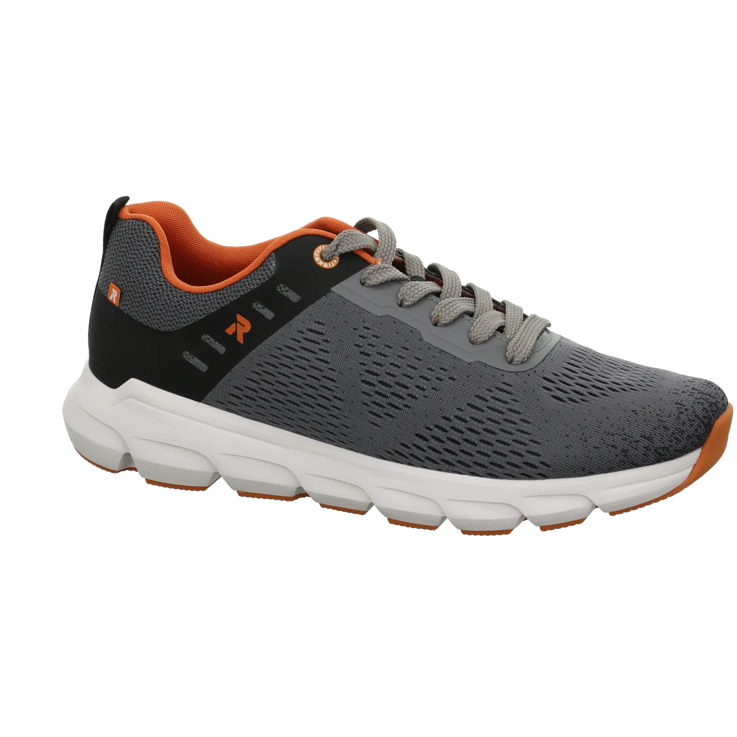 Rieker Schnürschuh sportiv mittel-grau