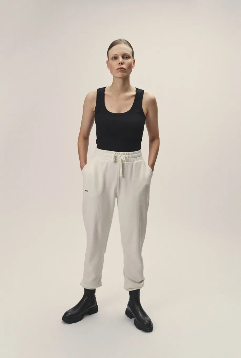  SWEATPANTS Organic Cotton Jogginghose | offwhite 