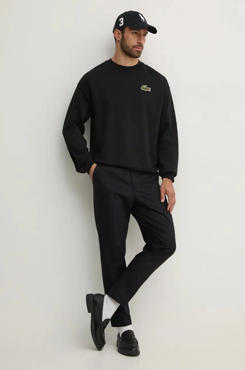 Sweatshirt Lacoste Black Minimalist Sweatshirt SH2741