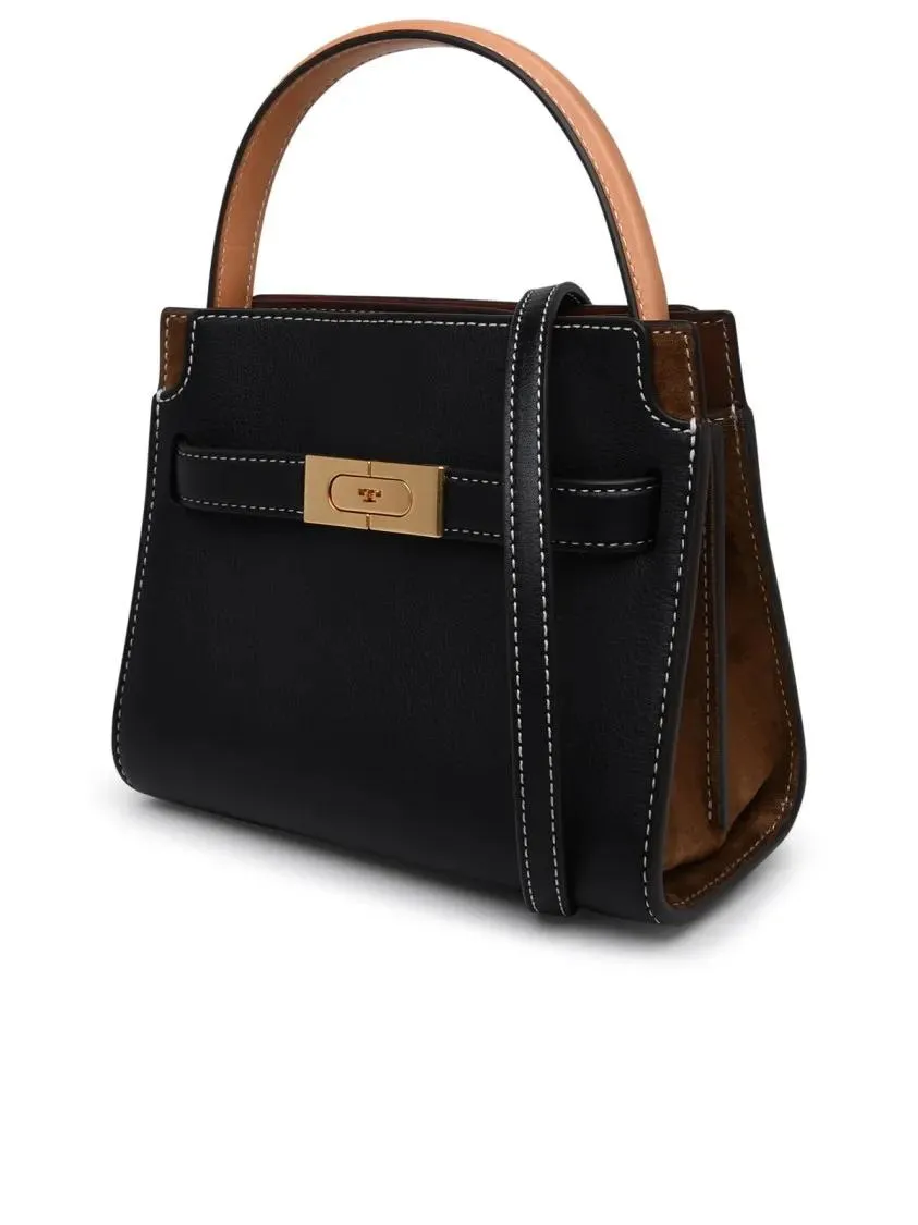   Tory Burch  Lee Radziwill Bag In Black Leather Black  Crossbody Bag 