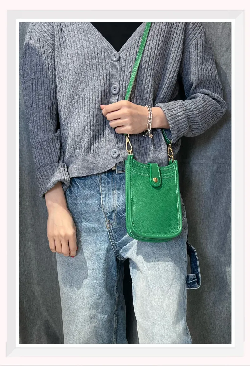 Tragbare Tasche aus Griané-Leder