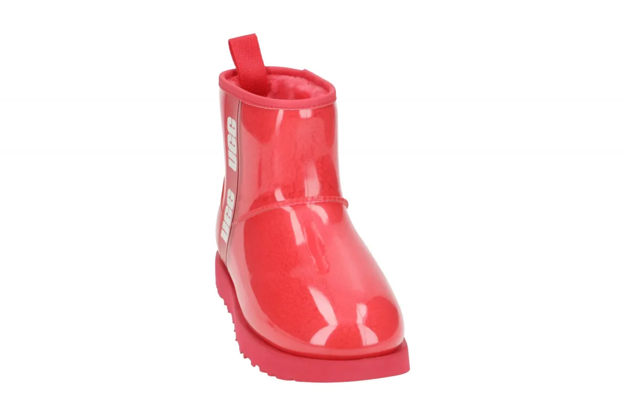 UGG Classic Clear Mini Stiefel pink hibiskus