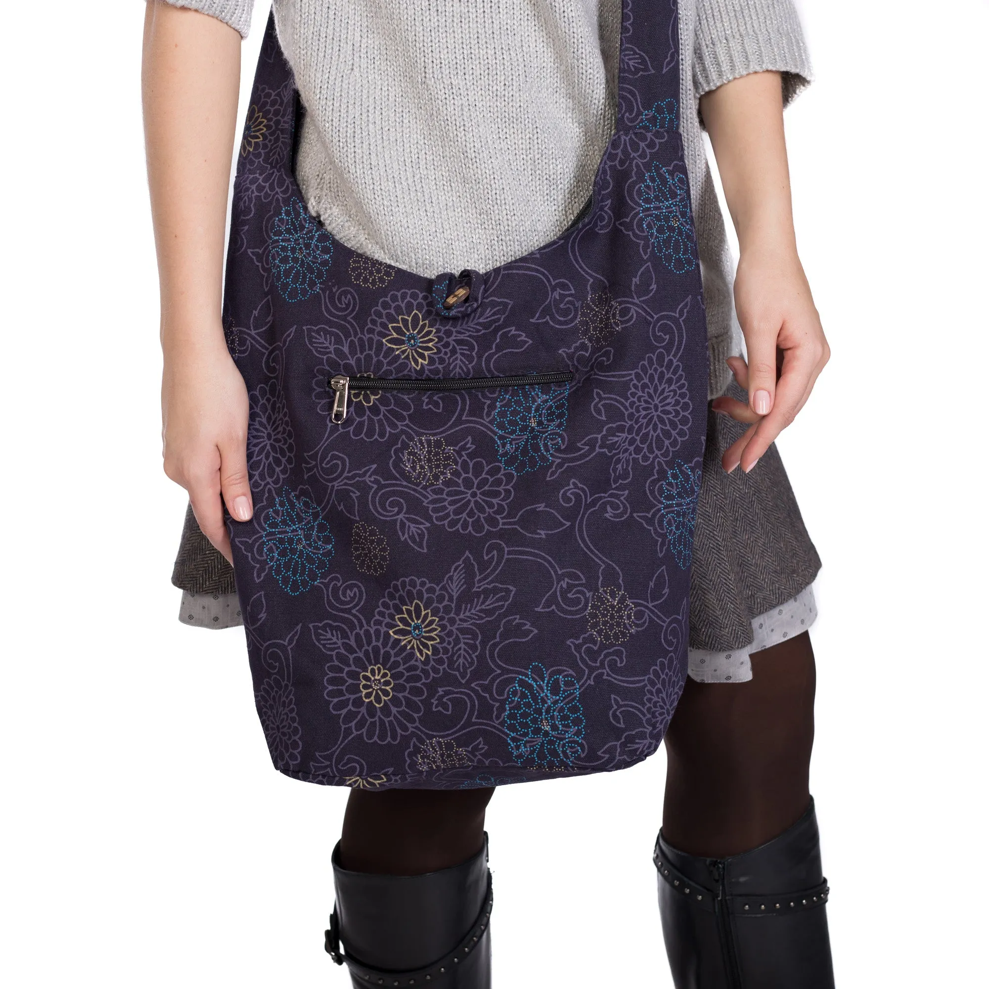 Umhngetasche Tasche aus Canvas - Small Shopper-25