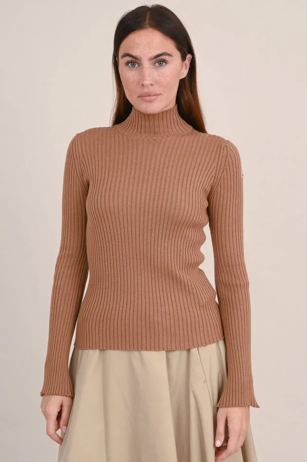 Wollmix Pullover in Camel