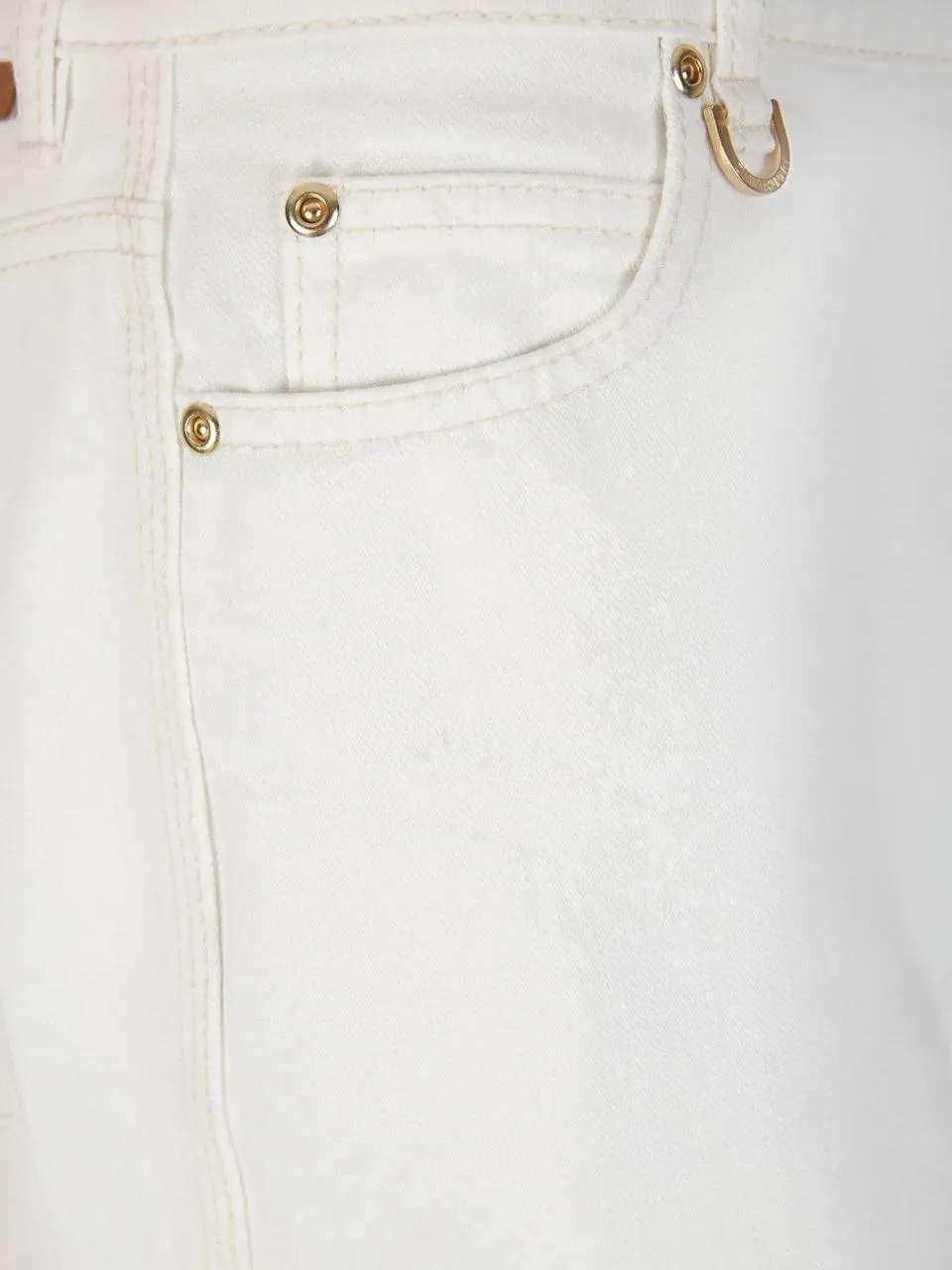   Zimmermann  Cotton Flared Jeans weiß  Jeans mit geradem Bein 